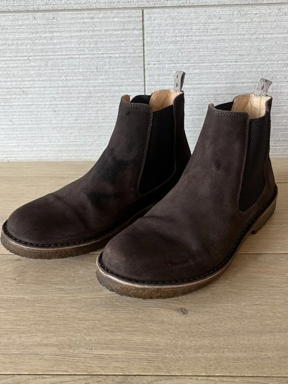 Astorflex SR1 Bitflex Chelsea Boots Brown Leather Men's Size 10 (43)